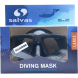Маска для плавания SALVAS Neptun CA515N2TNSTH, размер взрослый, черная