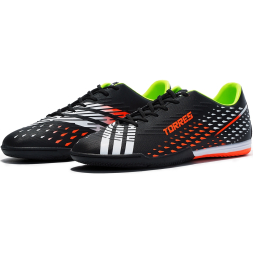 Бутсы зальные подростковые TORRES RAYO-J, TS134234-856-37, р.37, оранжево-жёлтый