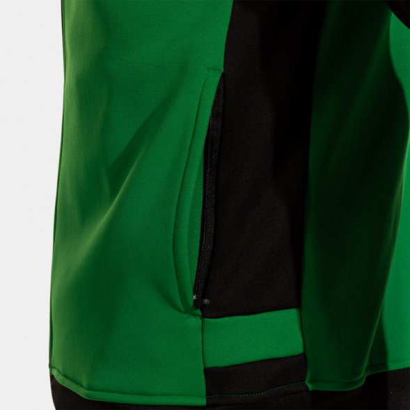 CHAQUETA CON CAPUCHA LIDER VERDE NEGRO