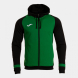 CHAQUETA CON CAPUCHA LIDER VERDE NEGRO