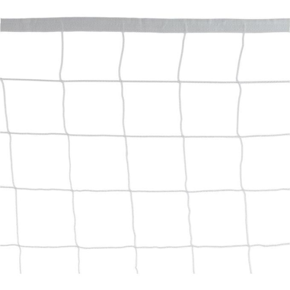 Сетка для волейбола 1 х 9,5 м, нить 2,2 мм, ячейки 100 х 100 мм, цвет белый