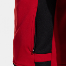 CHAQUETA CON CAPUCHA LIDER ROJO NEGRO