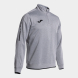 SUDADERA OLIMPIADA GRIS MELANGE NEGRO