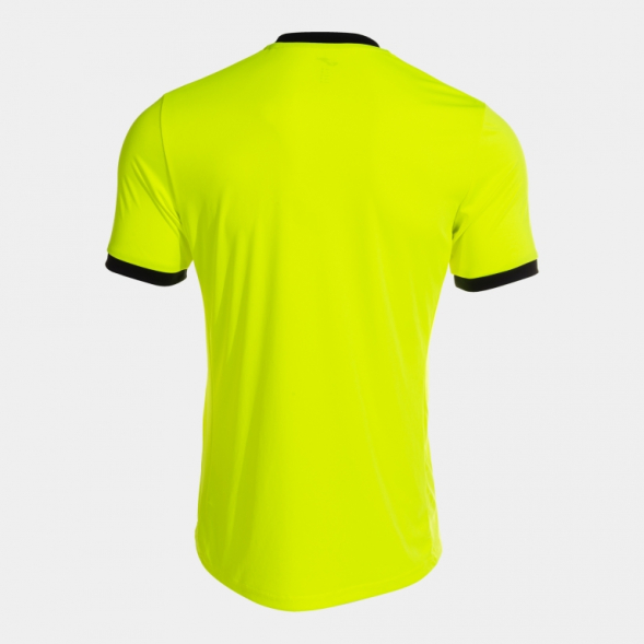 CAMISETA MANGA CORTA REFEREE AMARILLO FLUOR NEGRO