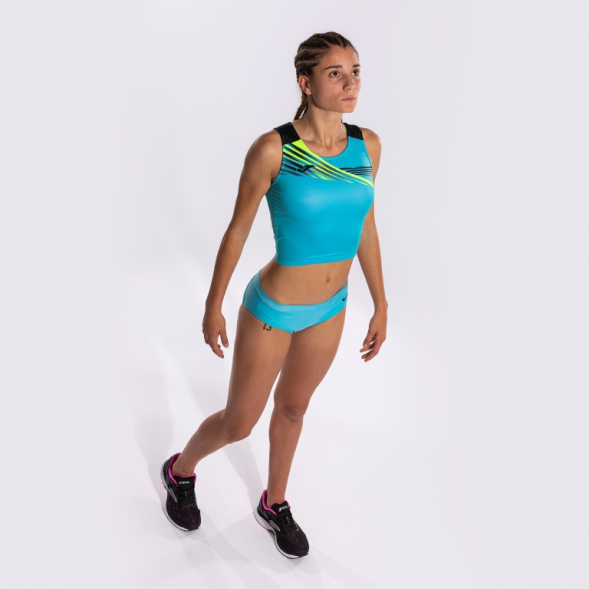 TOP ELITE X TURQUESA FLÚOR NEGRO