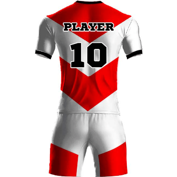 Футбольная форма ЭКИПО - Красно-белые