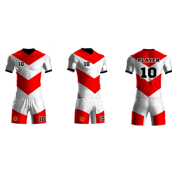 Футбольная форма ЭКИПО - Красно-белые