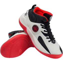 БЕЗ УПАКОВКИ Кроссовки баскетбольные JOGEL Launch MID, White/black/red