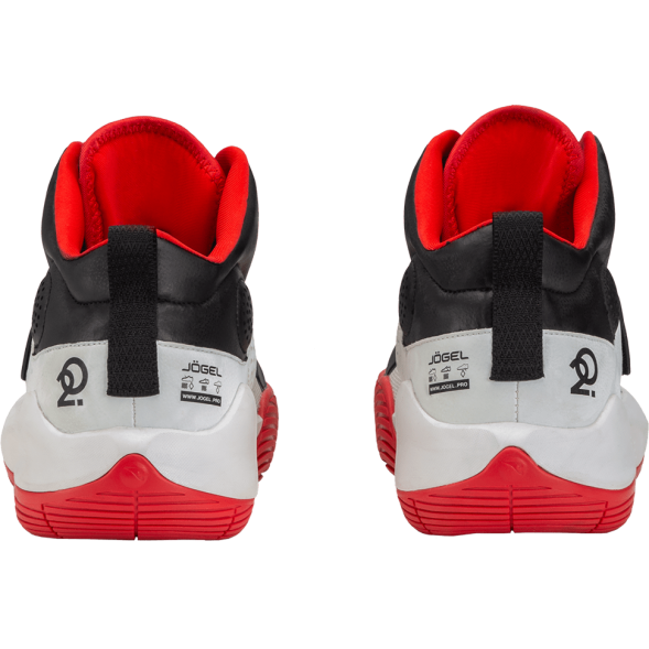 БЕЗ УПАКОВКИ Кроссовки баскетбольные JOGEL Launch MID, White/black/red