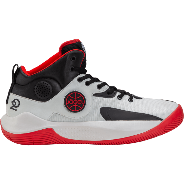 БЕЗ УПАКОВКИ Кроссовки баскетбольные JOGEL Launch MID, White/black/red