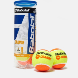 Мяч теннисный детский BABOLAT Orange, 501035, уп.3 шт, войлок, шерсть, нат.резина, желто-оранжевый