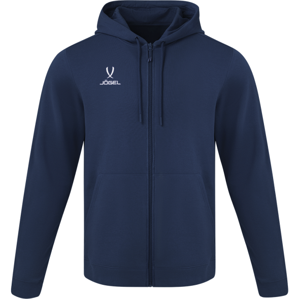 Флисовое худи на молнии JOGEL ESSENTIAL Cotton Fleece FZ Hoodie, темно-синий, детский