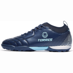 Бутсы футбольные (многошиповки) подростковые TORRES BOLA-J, TS2342310-372-37, р.37,с носком, синий