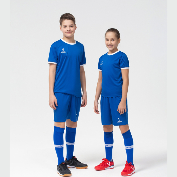 Шорты игровые JOGEL CAMP Classic Shorts, синий/белый, детский