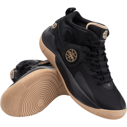 БЕЗ УПАКОВКИ Кроссовки баскетбольные JOGEL Launch MID, Black/gold