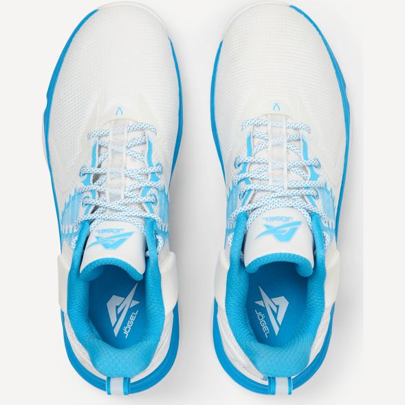 Кроссовки баскетбольные JOGEL A1, белый/голубой