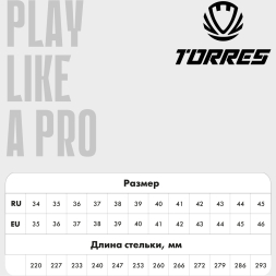 Бутсы футбольные (многошиповки) подростковые TORRES COPA-J, TS234237-736-37, р.37, сине-голубой