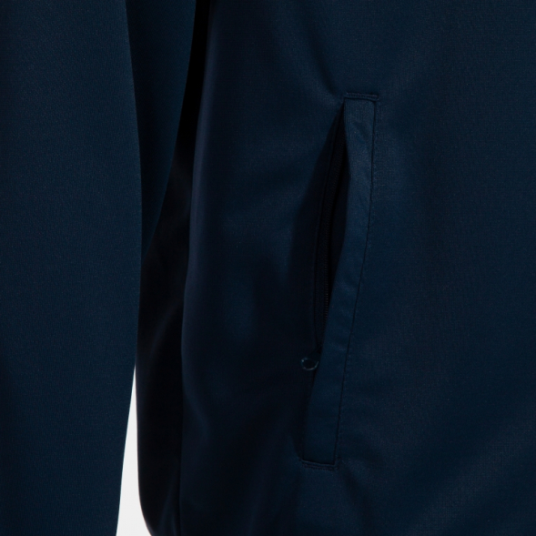 CHAQUETA CON CAPUCHA ECO SUPERNOVA MARINO BLANCO