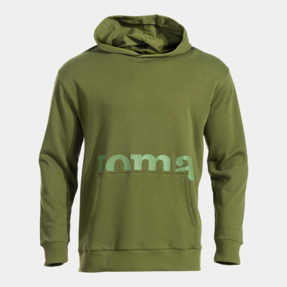 SUDADERA CON CAPUCHA MIMETIC VERDE