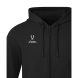 Флисовое худи на молнии JOGEL ESSENTIAL Cotton Fleece FZ Hoodie, черный, детский