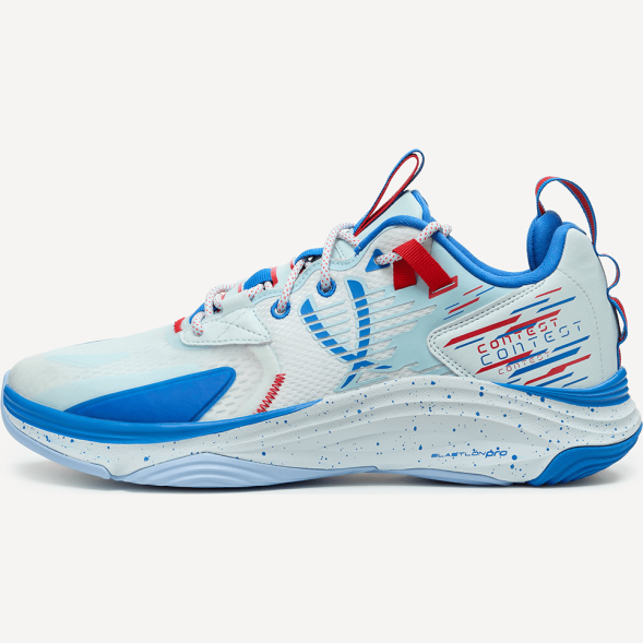 Кроссовки баскетбольные JOGEL Contest, голубой/красный