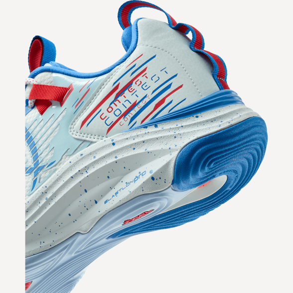 Кроссовки баскетбольные JOGEL Contest, голубой/красный