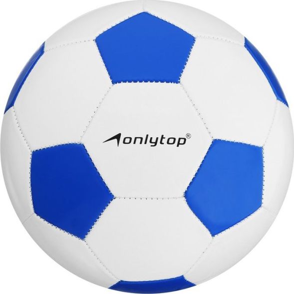 Мяч футбольный ONLYTOP Сlassic, PVC, машинная сшивка, 32 панели, р. 5