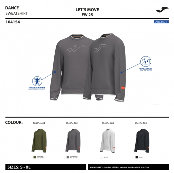 SUDADERA STEP BLANCO