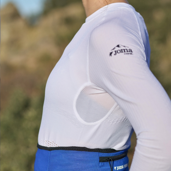 CAMISETA MANGA LARGA EXPLORER BLANCO