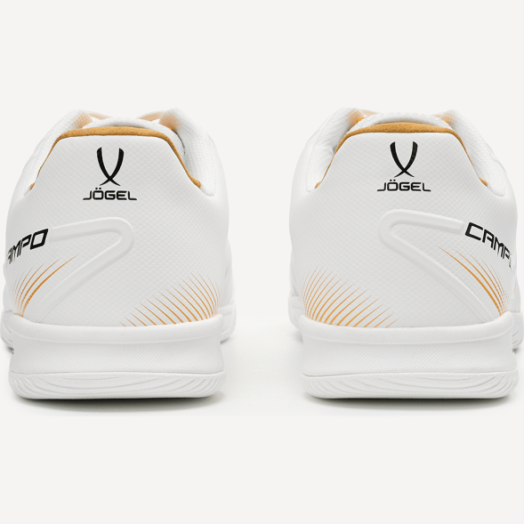 Бутсы зальные JÖGEL CAMPO 2.0, белый/золотой