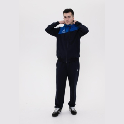 Костюм х/б с капюшоном детский  Aqama Club cotton suit  (т.син/син)