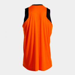 CAMISETA SIN MANGAS CANCHA NARANJA NEGRO
