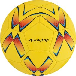 Мяч футбольный ONLYTOP, PVC, машинная сшивка, 32 панели, р. 5, цвет МИКС