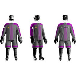 Хоккейное джерси ЭКИПО - Фиолетово-серый