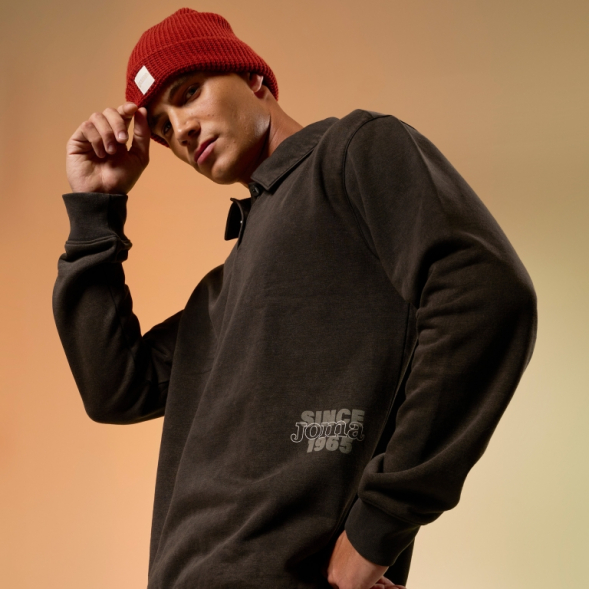 SUDADERA MIMETIC NEGRO