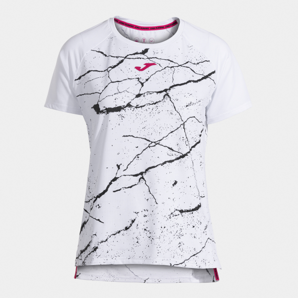 CAMISETA MANGA CORTA R-NIGHT BLANCO NEGRO