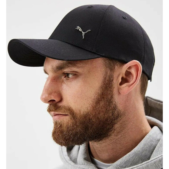 Бейсболка PUMA Metal Cat Cap 02126901, 100% полиэстер, черный