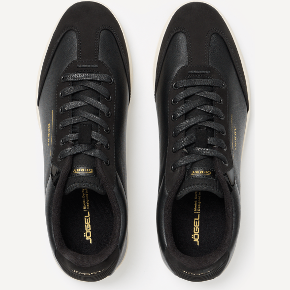 Кроссовки спортивные JÖGEL Derby, черный/золотой