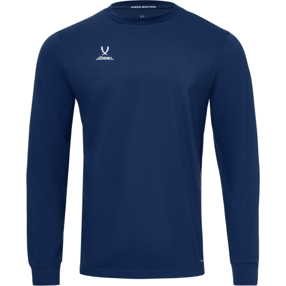 Лонгслив тренировочный JOGEL DIVISION PerFormDRY Training CVC LS Z4, темно-синий