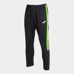 PANTALÓN LARGO OLIMPIADA NEGRO VERDE FLUOR