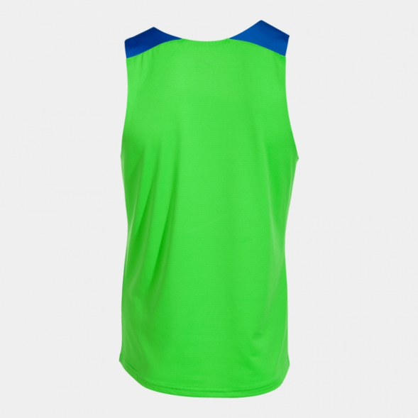CAMISETA SIN MANGAS ELITE X VERDE FLÚOR ROYAL