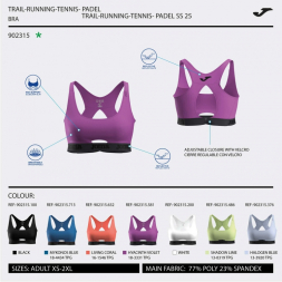 SUJETADOR DEPORTIVO R-CITY ICONIC AZUL