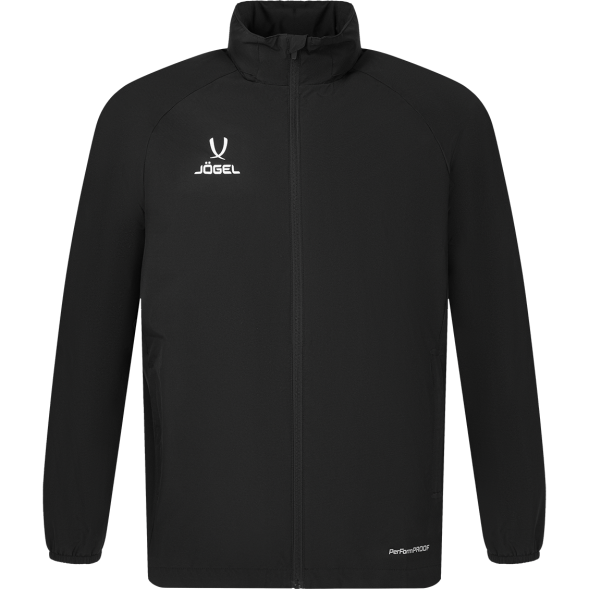 Куртка ветрозащитная JOGEL PREMIER PerFormPROOF FZ Rain Jacket, черный