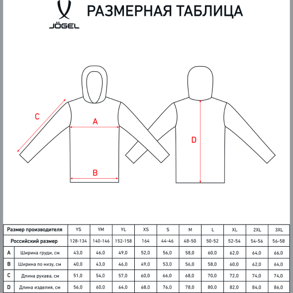 Куртка ветрозащитная JOGEL DIVISION PerFormPROOF Shower Jacket, черный