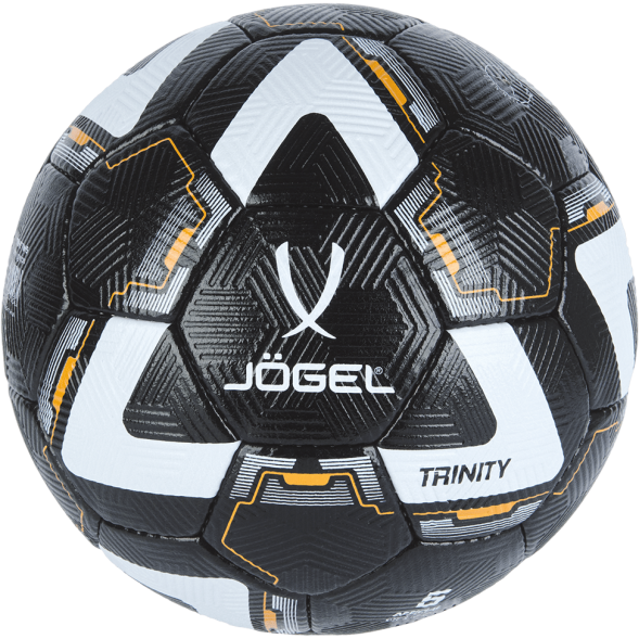 УЦЕНКА Мяч футбольный JOGEL Trinity №5, черный/белый