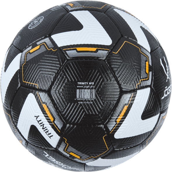 УЦЕНКА Мяч футбольный JOGEL Trinity №5, черный/белый