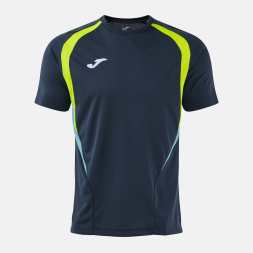 CAMISETA MANGA CORTA CHAMPIONSHIP 20 DARK NAVY AMARILLO FLÚO