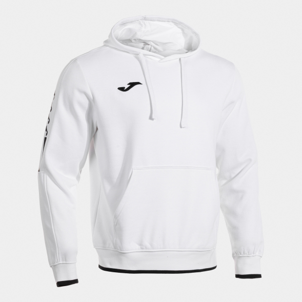 SUDADERA CON CAPUCHA OLIMPIADA BLANCO