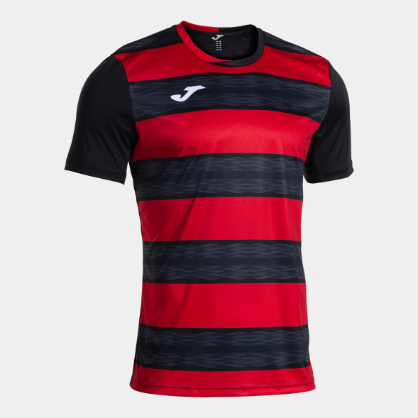 CAMISETA MANGA CORTA EUROPA VI NEGRO ROJO