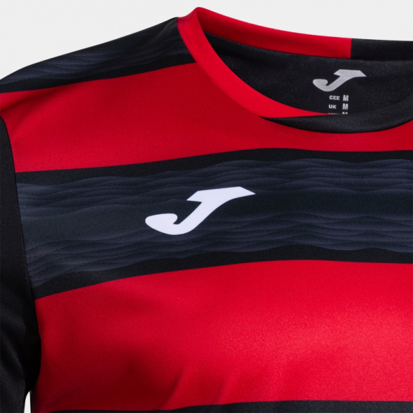CAMISETA MANGA CORTA EUROPA VI NEGRO ROJO